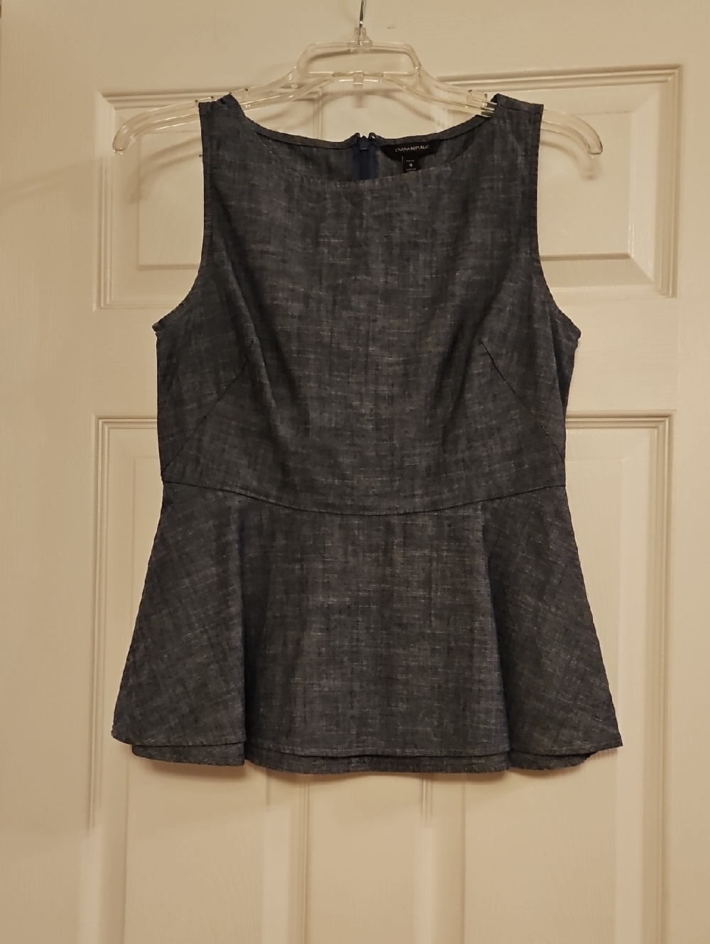 Banana Republic Blue Chambray Petite Dress Size 4